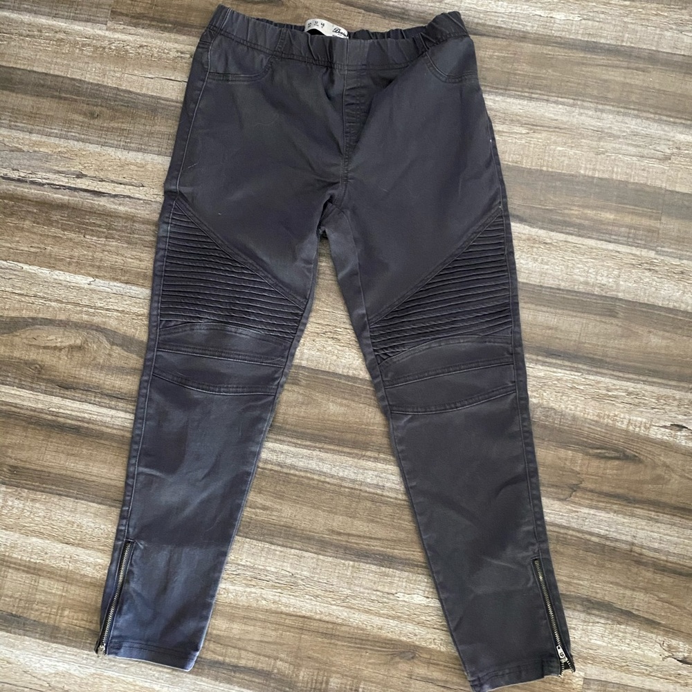 Moto Gray Jeggings